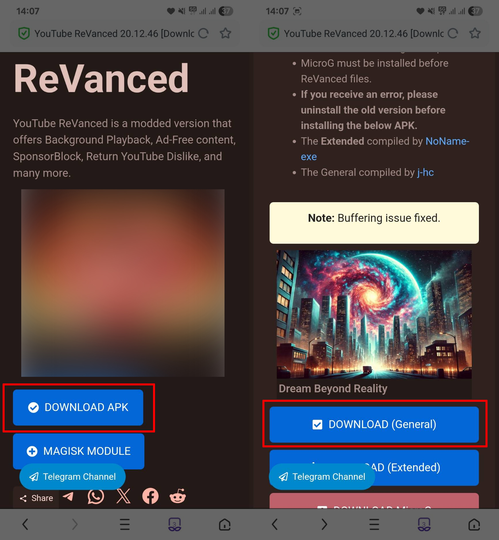 Cách tải YouTube ReVanced 20.12.46
