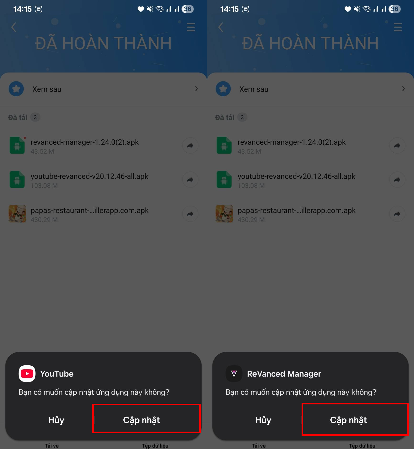 Cách tải YouTube ReVanced 20.12.46