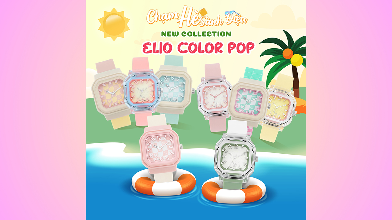 Bộ sưu tập Elio Color Pop ưu đãi 30% Bộ sưu tập Elio Color Pop ưu đãi 30%