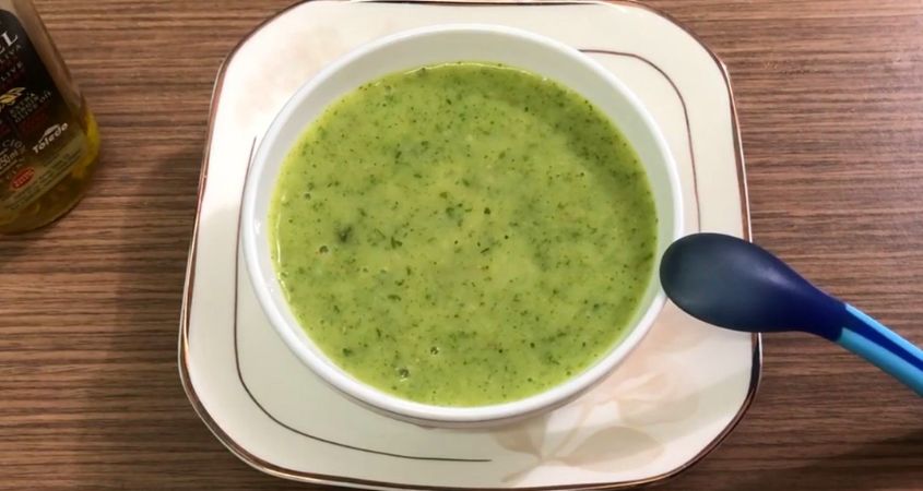 Hình minh hoạ cháo bề bề rau mồng tơi