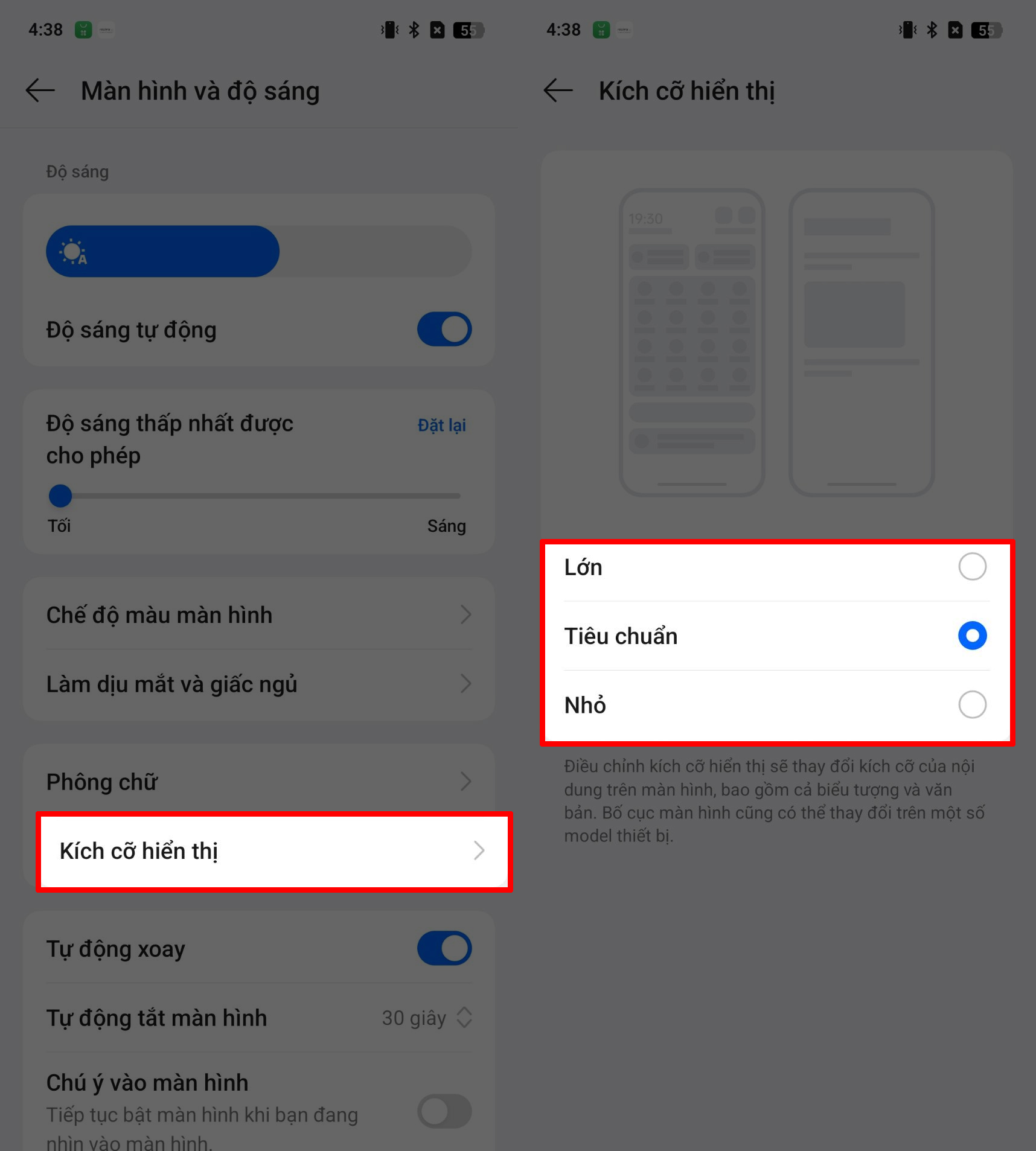 Cách điều chỉnh kích thước chữ trên realme 14T