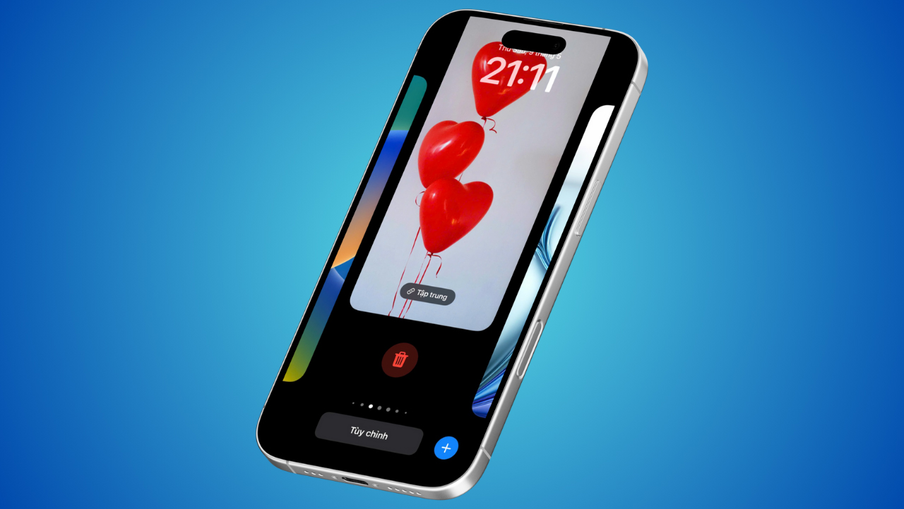 Cách xóa hình nền iPhone