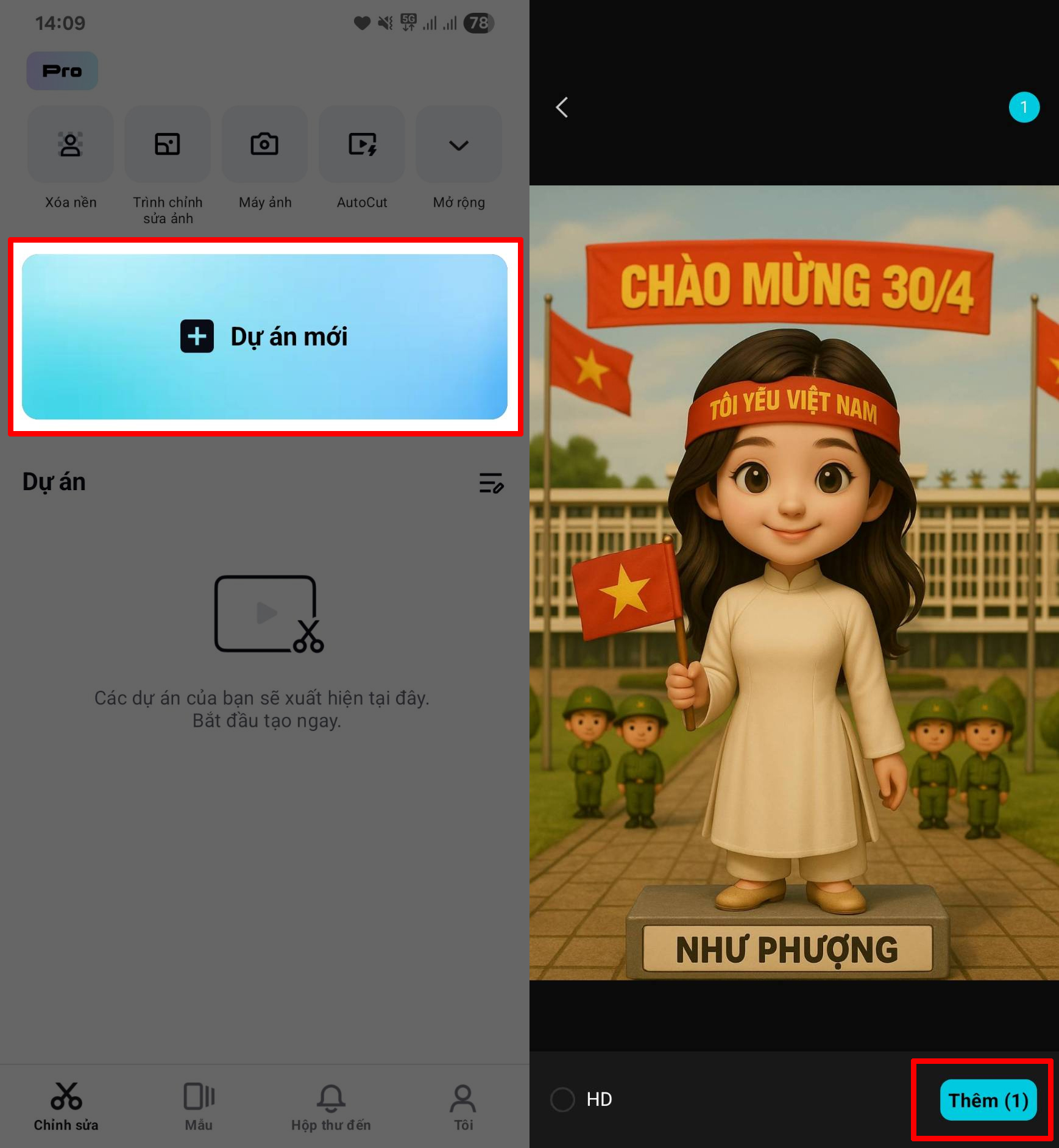 Cách ghép nhạc vào ảnh và video trên CapCut