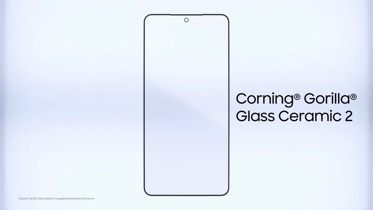 Galaxy S25 Edge được phủ lớp kính cường lực Gorilla Glass Ceramic 2. Galaxy S25 Edge được phủ lớp kính cường lực Gorilla Glass Ceramic 2.