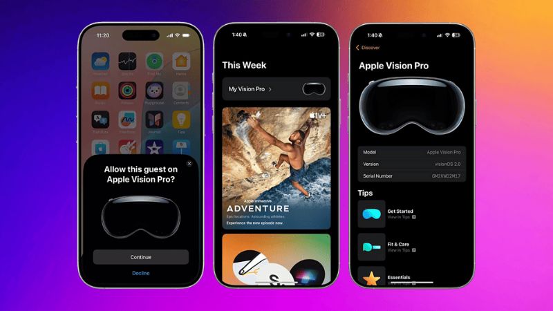 Sửa lỗi ứng dụng Apple Vision Pro