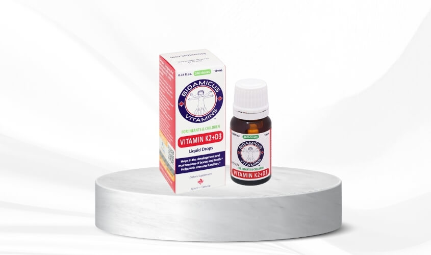 BioAmicus Vitamin K2+D3 hỗ trợ tốt sức khỏe xương, răng