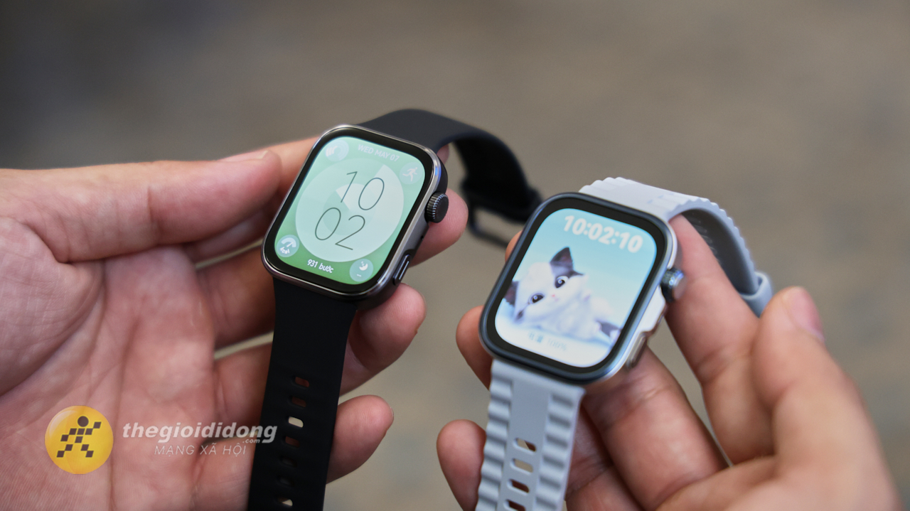 HUAWEI Watch Fit 4 (bên trái) và HUAWEI Watch Fit 4 Pro (bên phải). HUAWEI Watch Fit 4 (bên trái) và HUAWEI Watch Fit 4 Pro (bên phải).