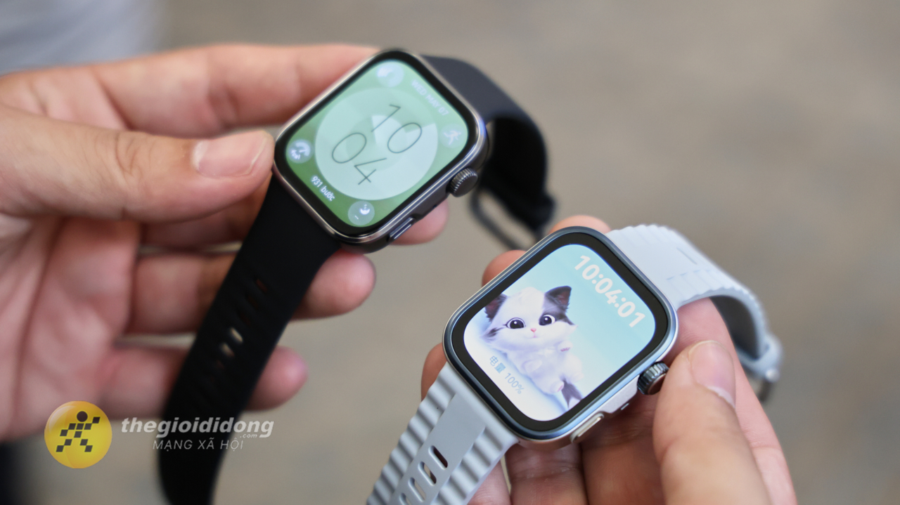 Thiết kế giữa HUAWEI Watch Fit 4 (Bên trái) và HUAWEI Watch Fit 4 Pro (Bên phải). Thiết kế giữa HUAWEI Watch Fit 4 (Bên trái) và HUAWEI Watch Fit 4 Pro (Bên phải).