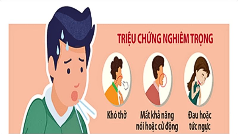 Nếu các triệu chứng trở nặng, bạn cần đến bệnh viện để được thăm khám ngay