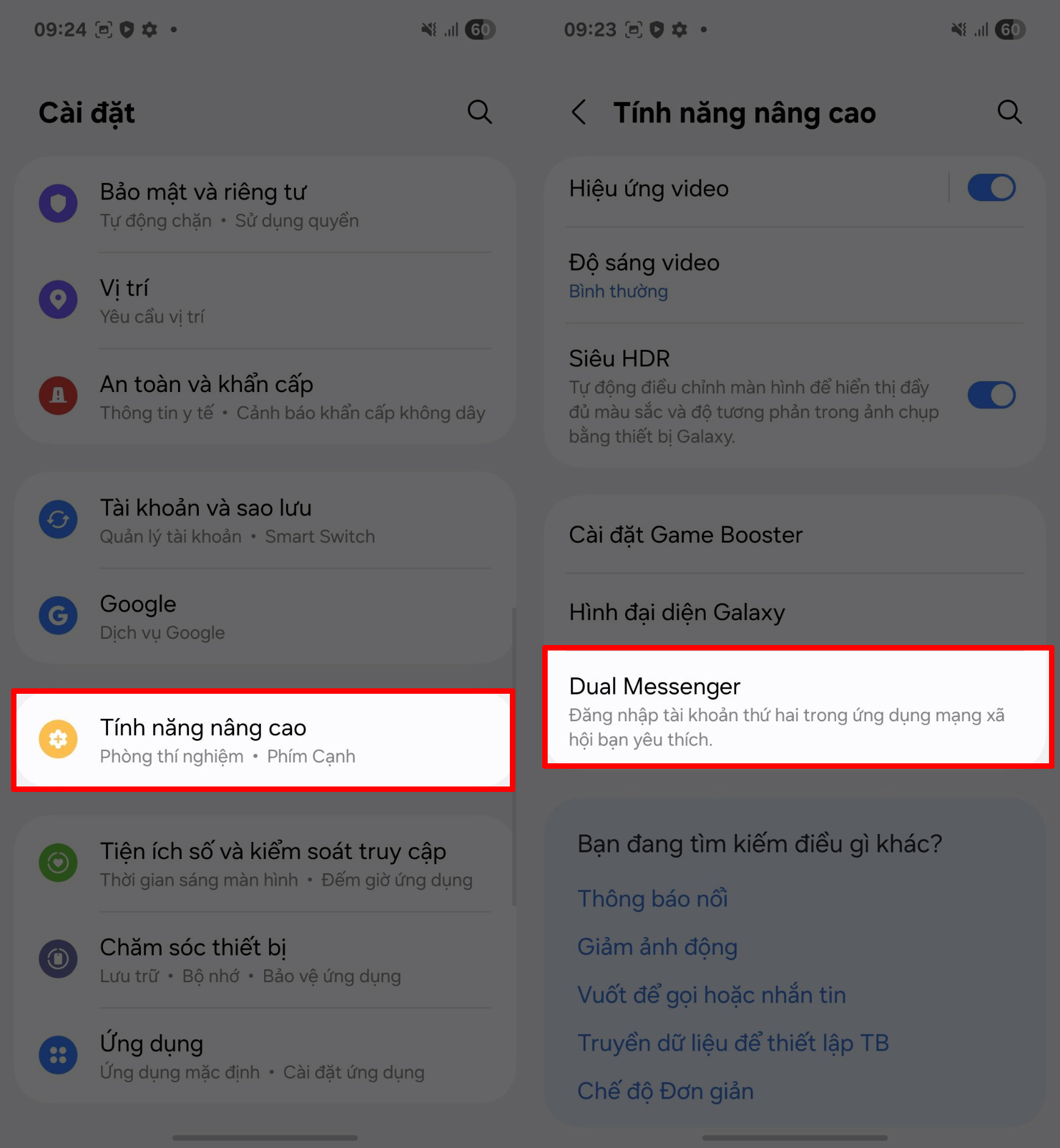 Cách nhân bản ứng dụng trên Galaxy S25 Edge Cách nhân bản ứng dụng trên Galaxy S25 Edge