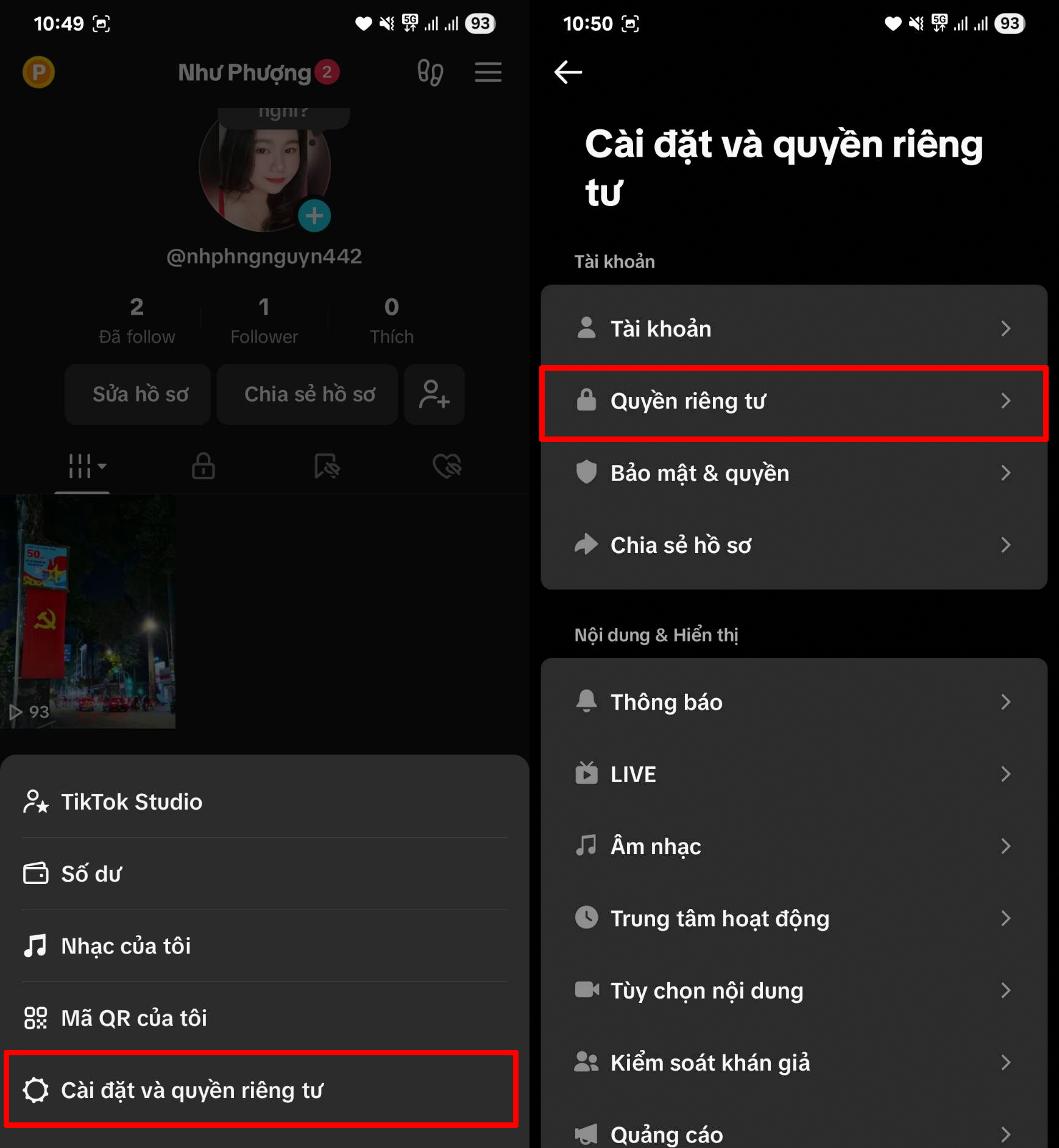 Cách nhận biết người khác chụp màn hình tin nhắn trên TikTok Cách nhận biết người khác chụp màn hình tin nhắn trên TikTok