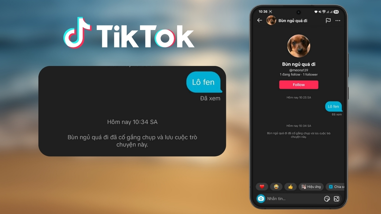 Cách nhận biết người khác chụp màn hình tin nhắn trên TikTok Cách nhận biết người khác chụp màn hình tin nhắn trên TikTok