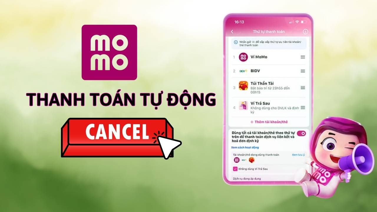 Cách hủy thanh toán tự động trên MoMo Cách hủy thanh toán tự động trên MoMo