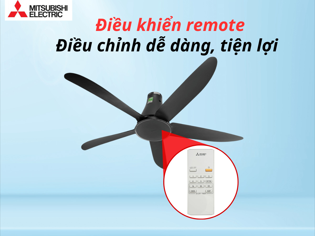 Điều khiển tiện lợi và các chế độ gió thông minh