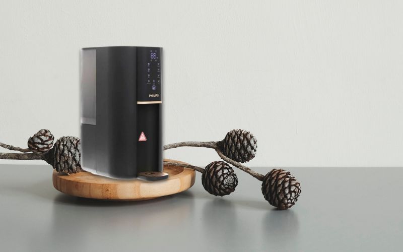 Máy lọc nước RO nóng nguội Philips ADD6901HBK01/90 1 lõi trang bị hệ thống lõi lọc RO Aquaporin 50 GPD tích hợp 4 cấp lọc, loại bỏ hiệu quả tạp chất, vi khuẩn và kim loại nặng