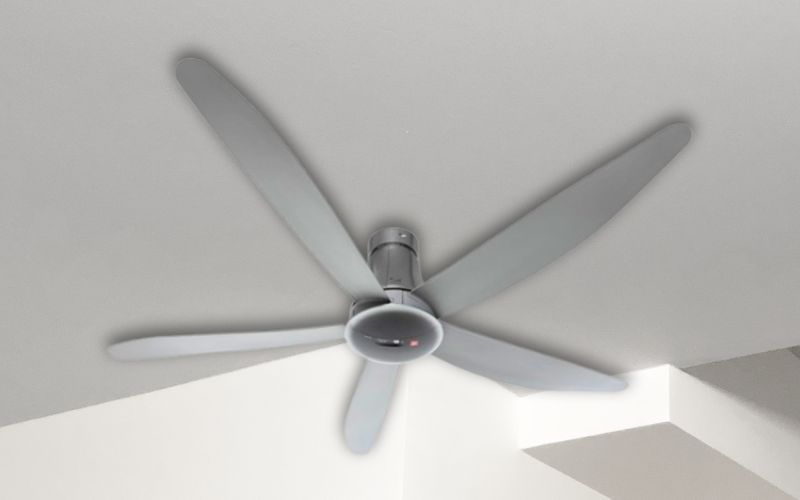Quạt trần KDK 5 cánh DC inverter U60FW(SIL) 37W trang bị khóa cánh, dây, công tắc và cầu chì an toàn giúp yên tâm khi sử dụng quạt KDK