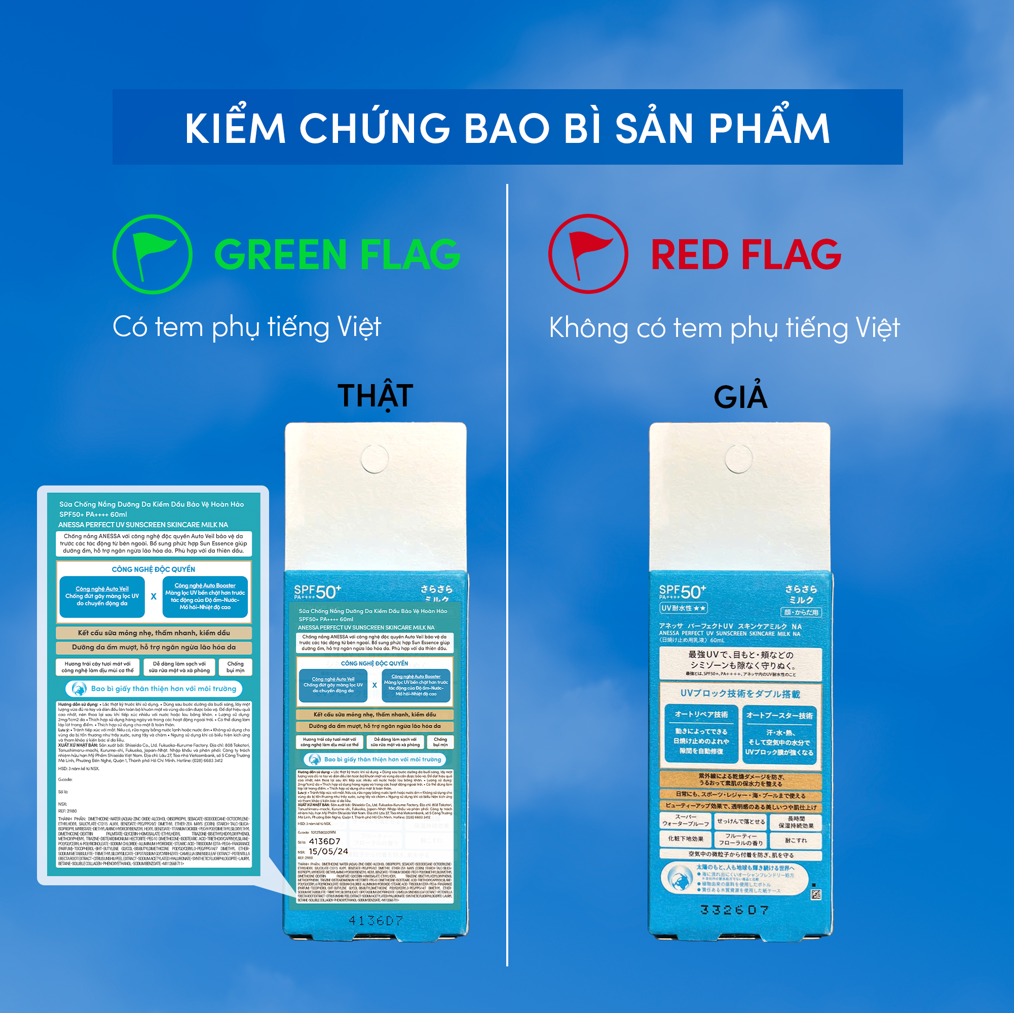 Sản phẩm chính hãng có tem phụ Tiếng Việt ở mặt sau vỏ hộp, với đầy đủ thông tin