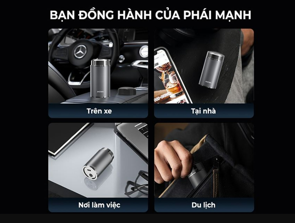 Máy cạo râu Enchen bạn đồng hành của phái mạnh