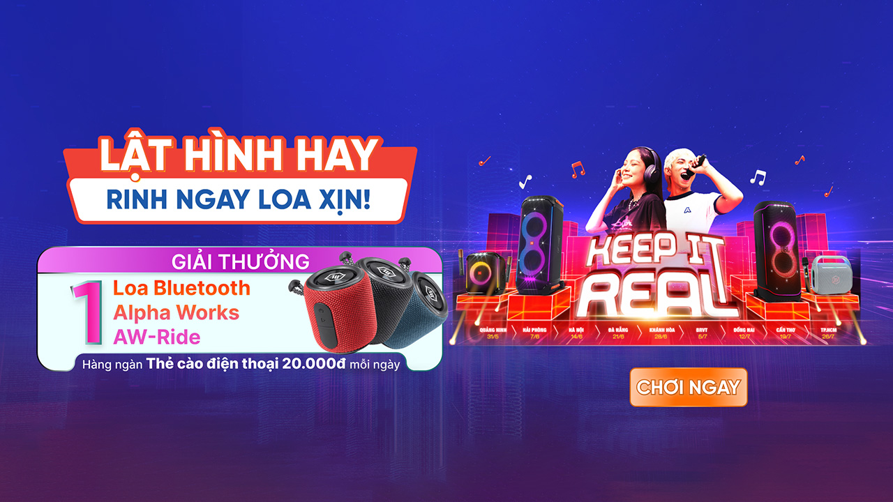 Lật hình hay, rinh ngay loa xịn: Tham gia minigame tại TGDĐ cơ hội nhận loa Alpha Works miễn phí Lật hình hay, rinh ngay loa xịn: Tham gia minigame tại TGDĐ cơ hội nhận loa Alpha Works miễn phí