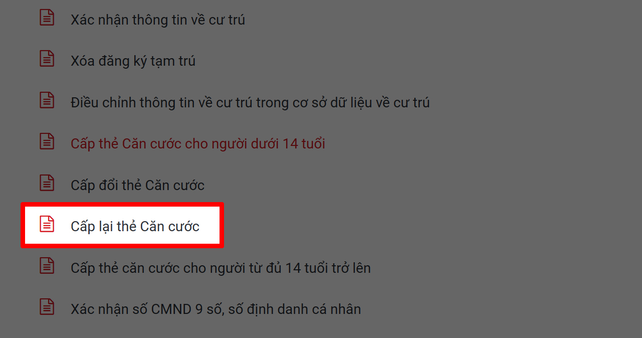 Cách đổi thẻ căn cước online sau khi sáp nhập tỉnh Cách đổi thẻ căn cước online sau khi sáp nhập tỉnh