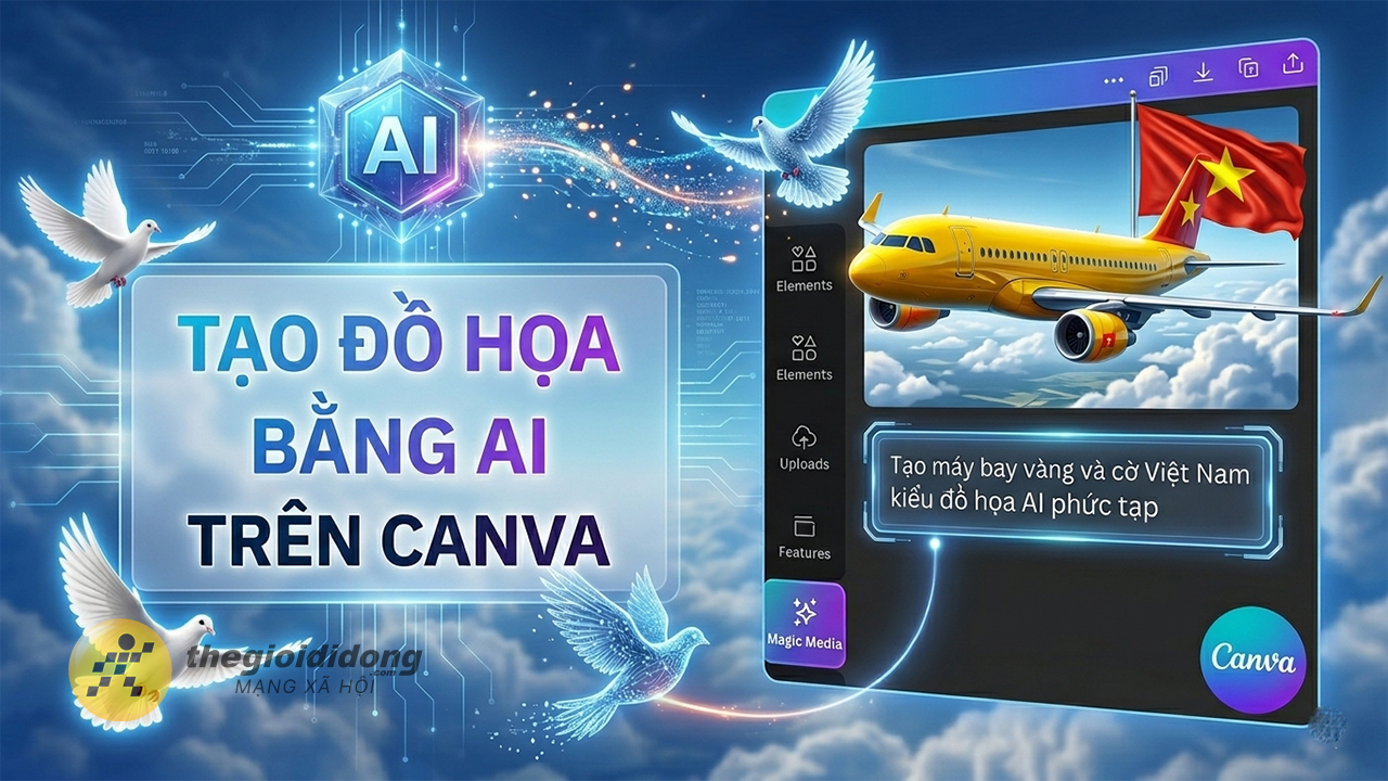 Cách tạo đồ họa bằng AI trên Canva