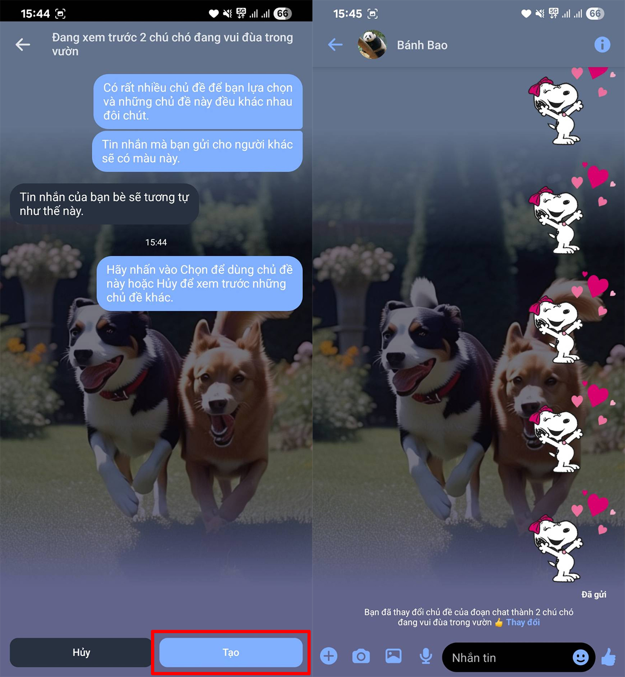 Cách tạo chủ dề Messenger bằng AI Cách tạo chủ dề Messenger bằng AI