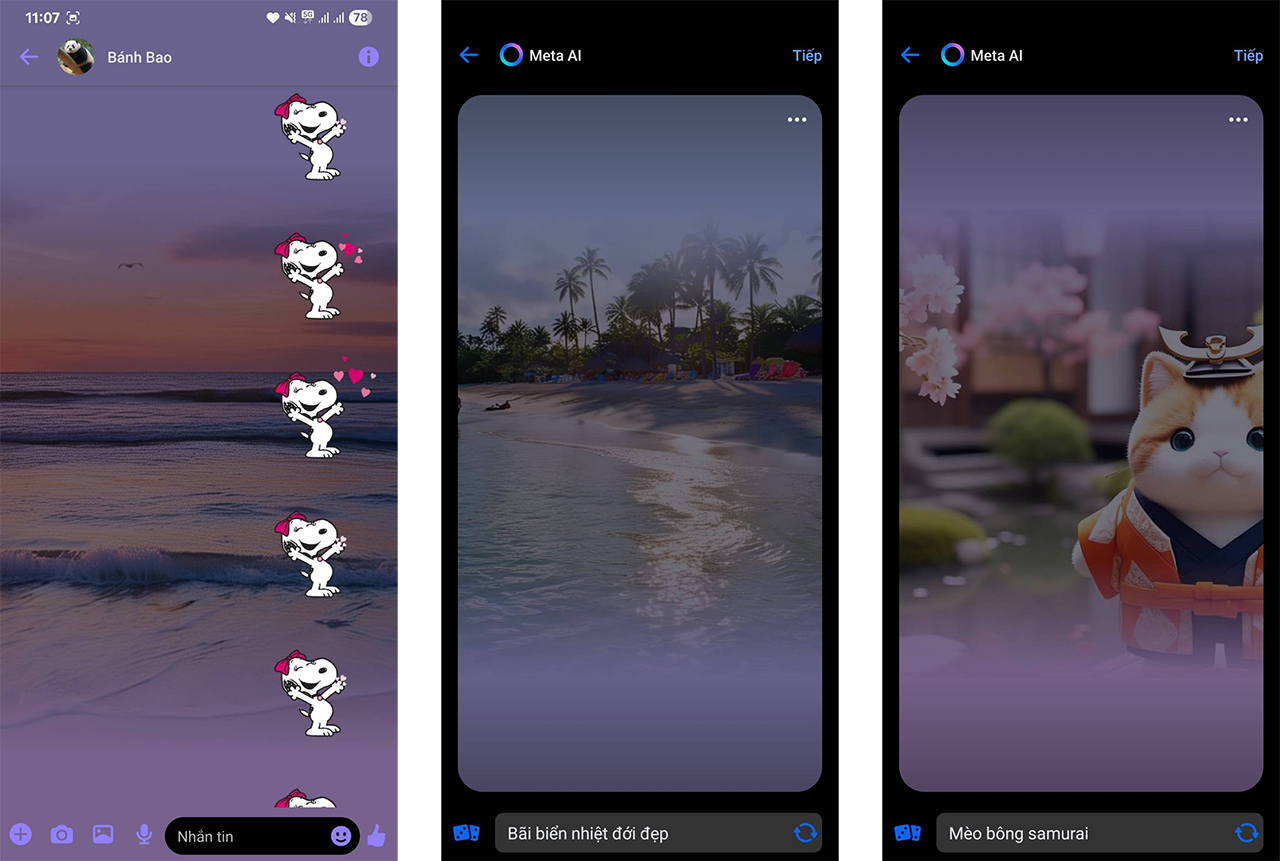 Cách tạo chủ dề Messenger bằng AI Cách tạo chủ dề Messenger bằng AI