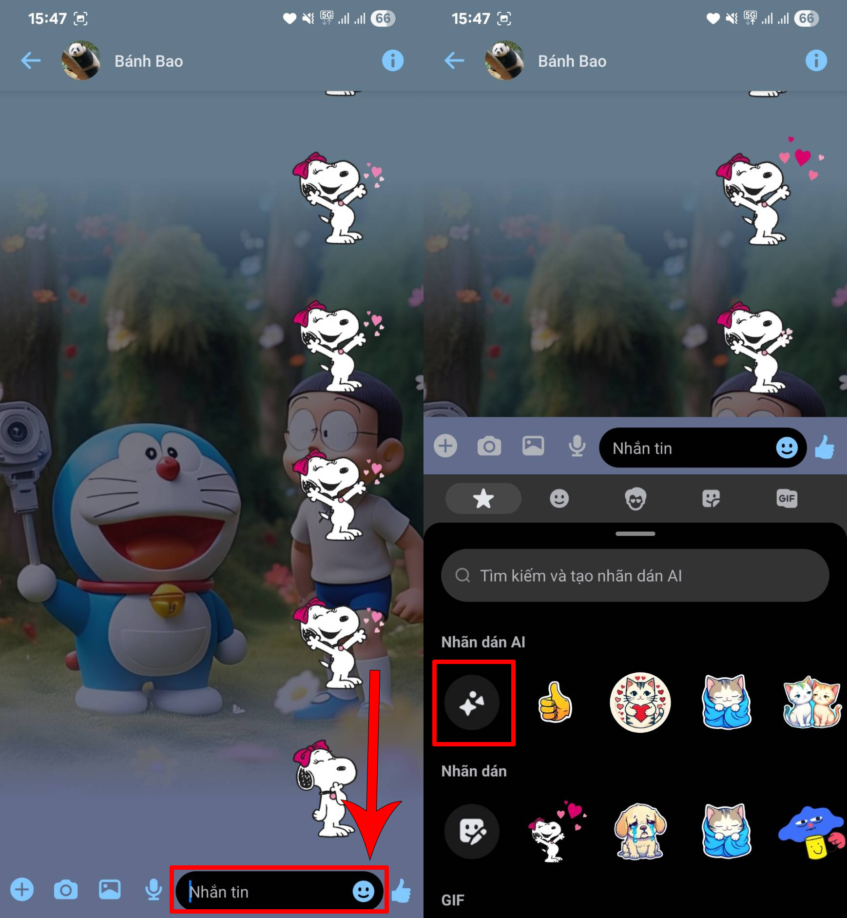 Cách tạo nhãn dán trên Messenger bằng AI Cách tạo nhãn dán trên Messenger bằng AI