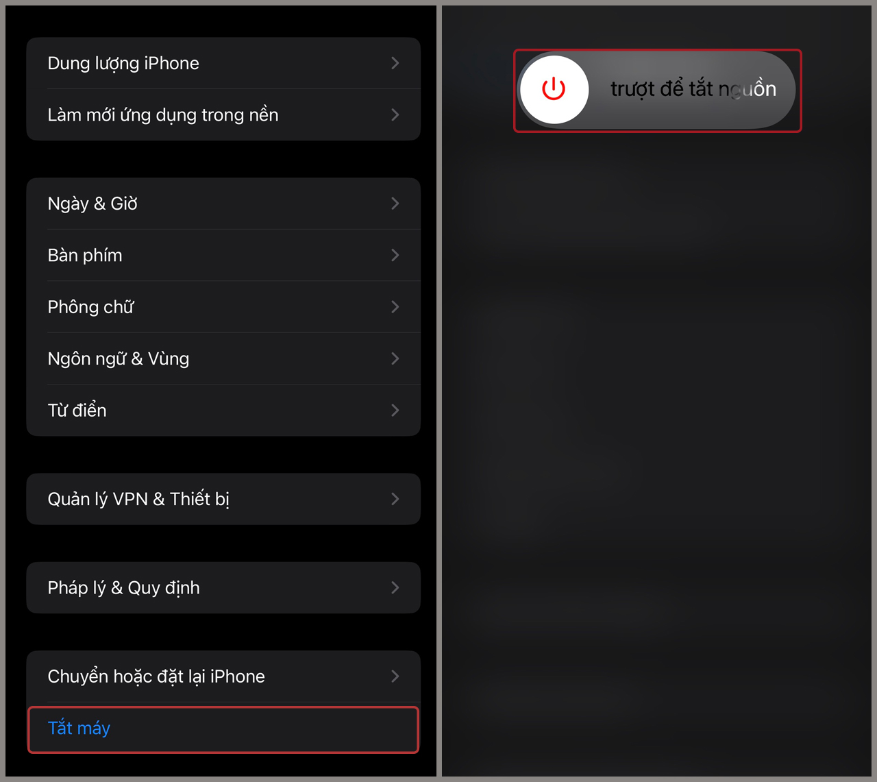 Cách tắt, mở nguồn trên iPhone 16