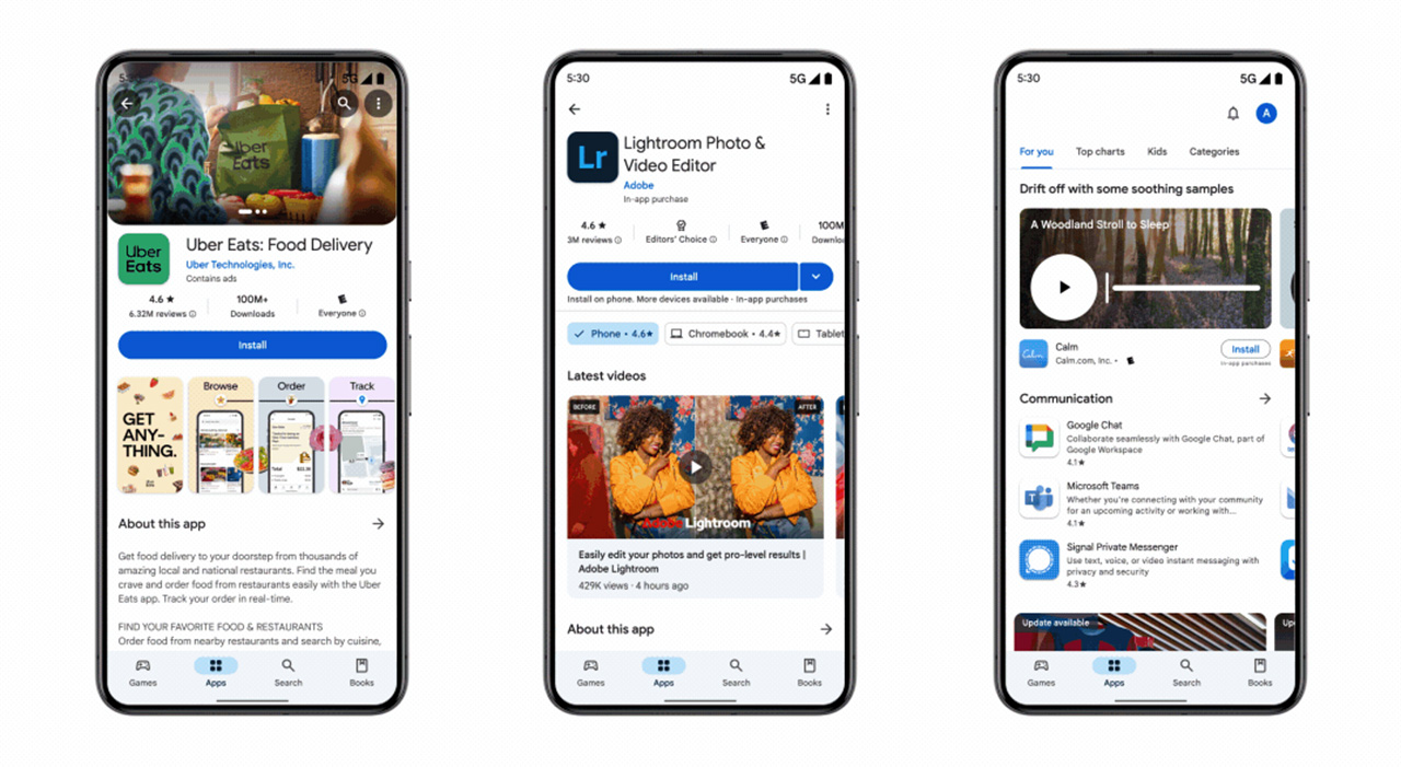 Google Play cũng sẽ sớm nhận được nhiều nâng cấp mới. Google Play cũng sẽ sớm nhận được nhiều nâng cấp mới.