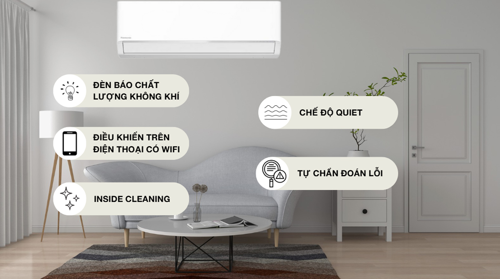 Chọn đúng máy có Clean Air Indicator, công suất phù hợp giúp làm mát và lọc khí hiệu quả hơn
