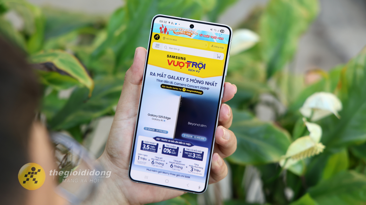 Đánh giá Samsung Galaxy S25 Edge: Mỏng nhẹ, camera 200MP chụp đẹp Đánh giá Samsung Galaxy S25 Edge: Mỏng nhẹ, camera 200MP chụp đẹp