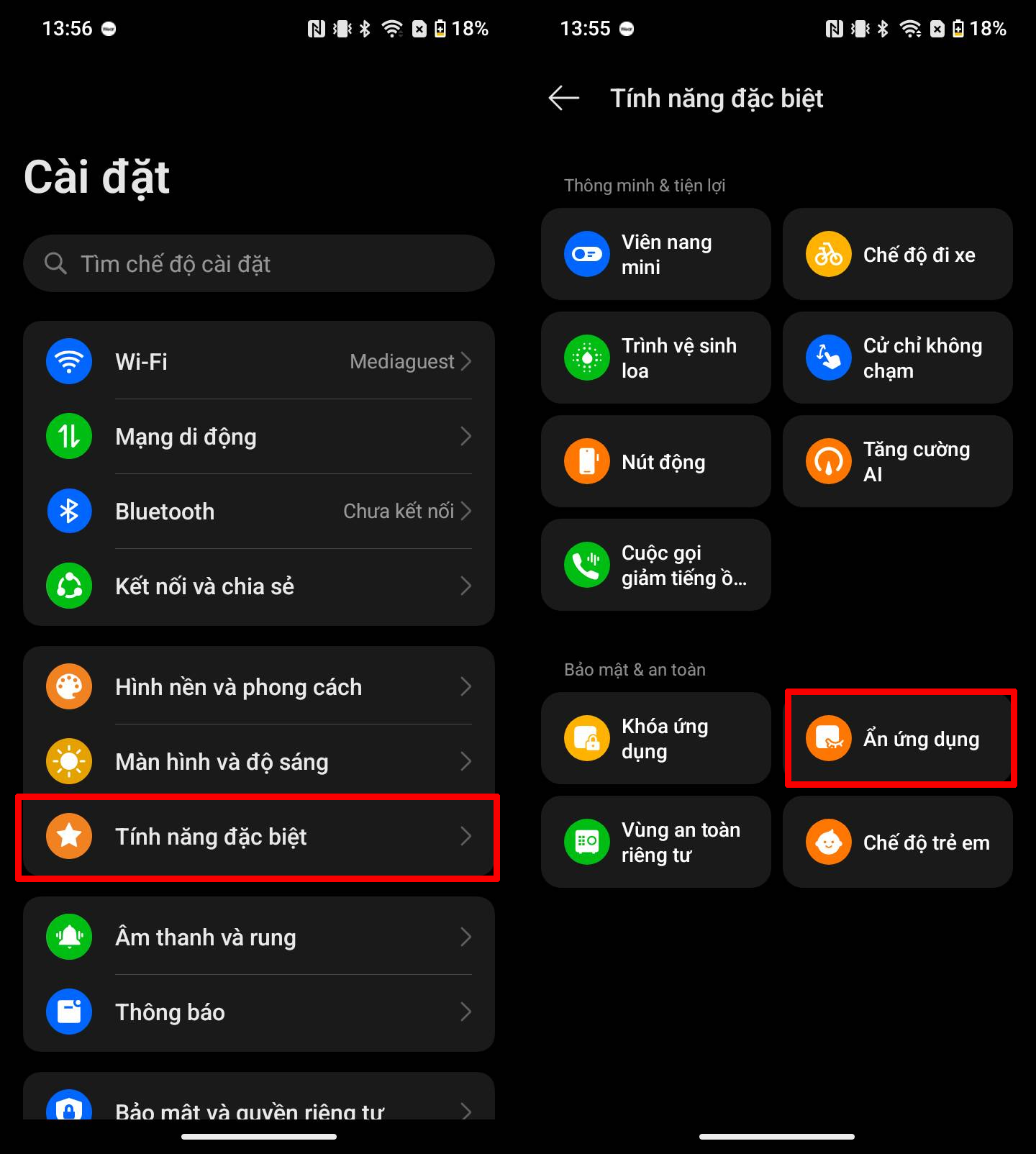 Cách ẩn ứng dụng trên realme C71 Cách ẩn ứng dụng trên realme C71