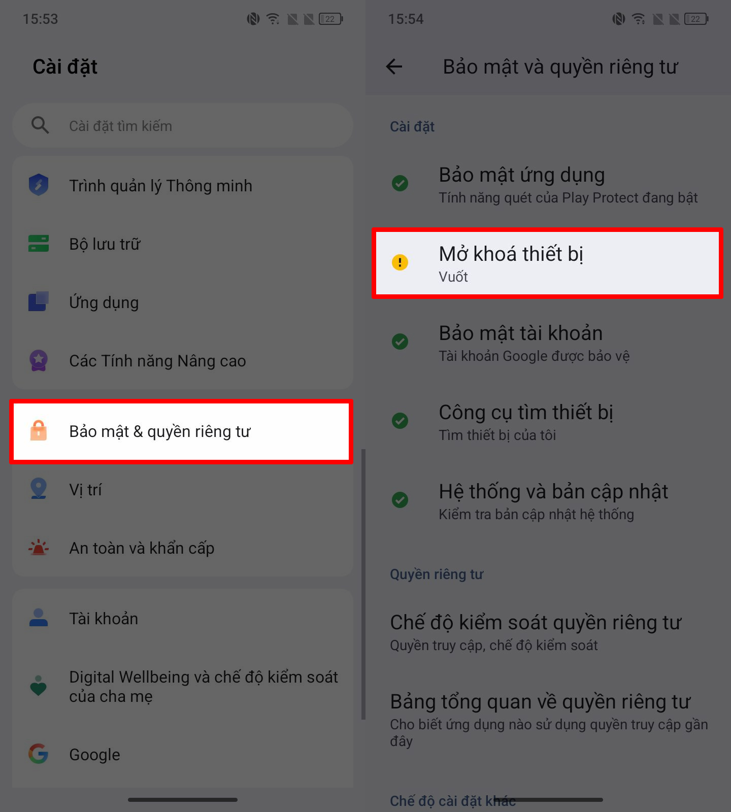 Cách cài mật khẩu màn hình trên TCL 60 NXTPAPER Cách cài mật khẩu màn hình trên TCL 60 NXTPAPER