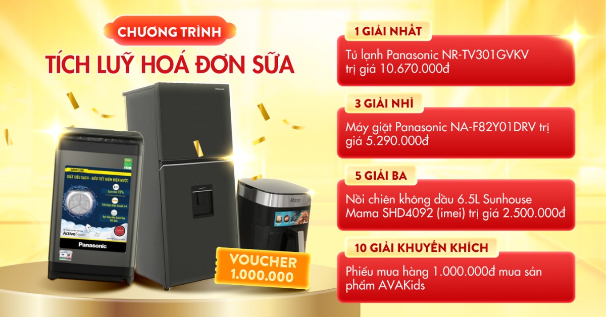 Tích luỹ hoá đơn sữa Abbott, Similac, PediaSure