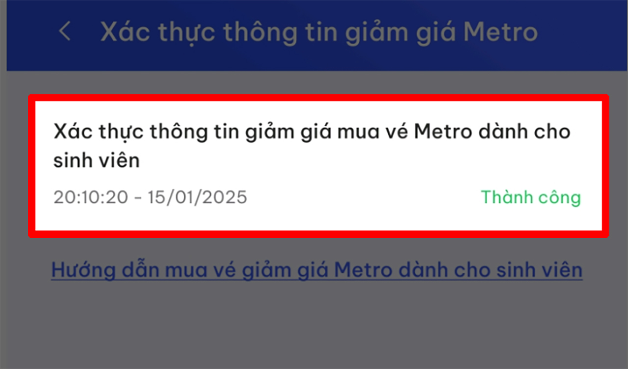 Cách mua vé Metro giảm giá cho sinh viên Cách mua vé Metro giảm giá cho sinh viên