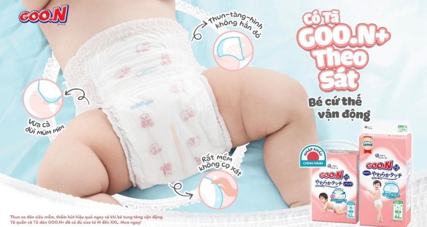 Hình minh hoạ tã Goo.n