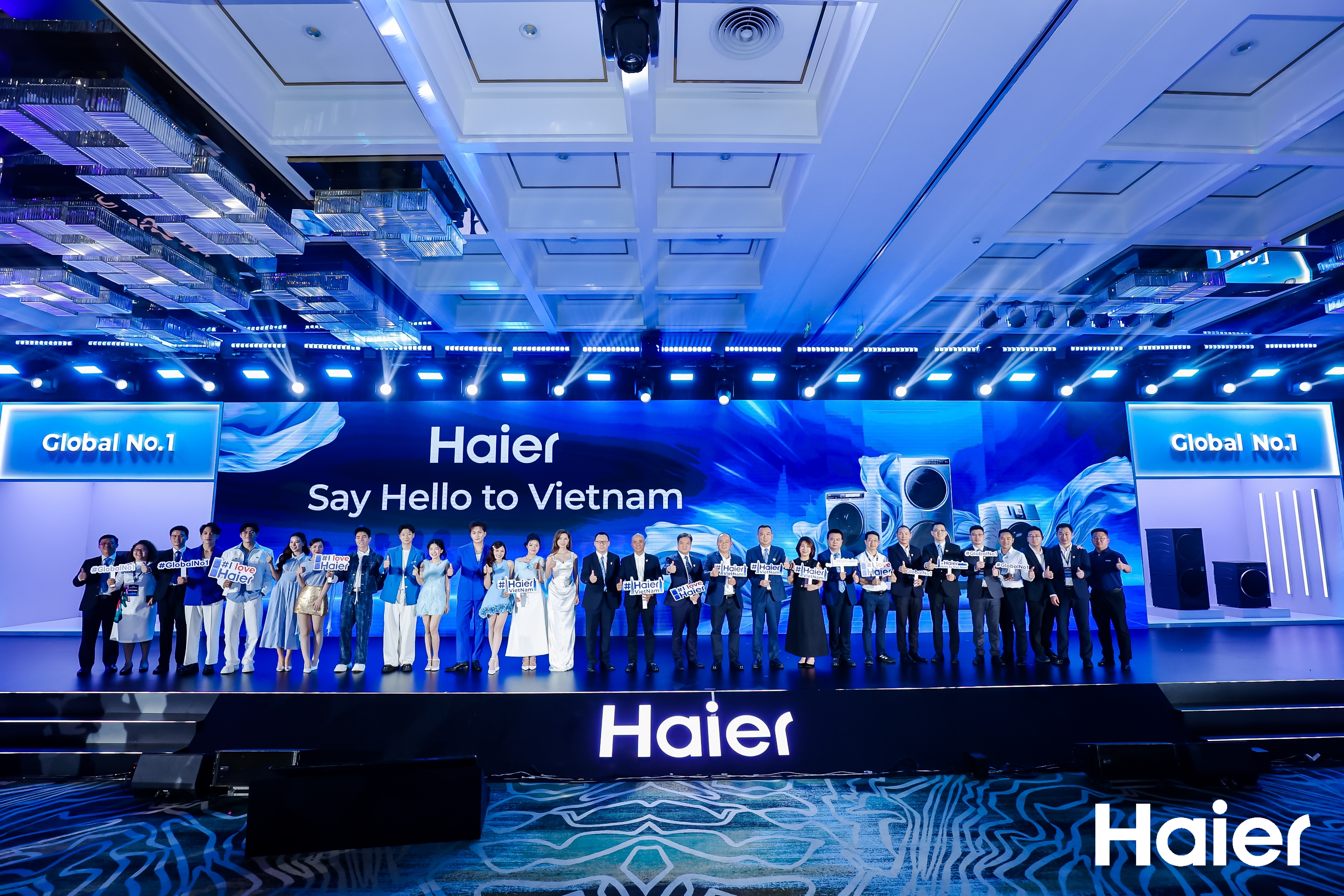 Sự kiện máy giặt Haier chính thức ra mắt tại thị trường Việt Nam