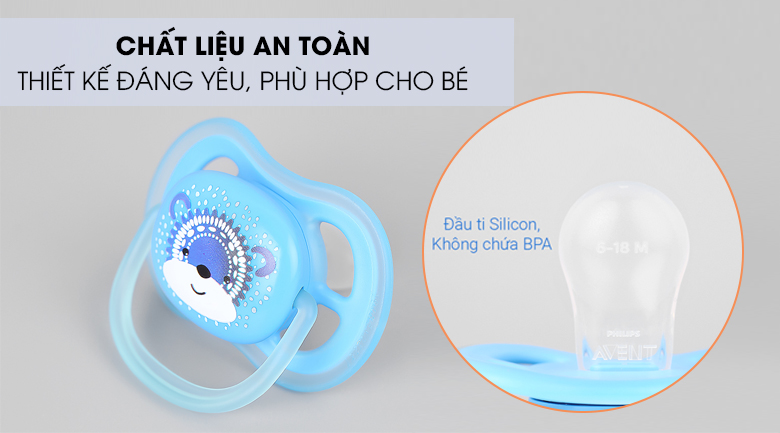 Ti giả silicone cho trẻ 6 - 18 tháng tuổi Philips Avent SCF542/12 đang kinh doanh tại Điện máy XANH với giá 170.000đ (cập nhật tháng 06/2025)