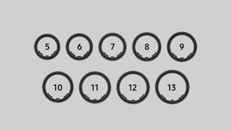 Galaxy Ring có kích thước từ size 5 đến size 15 Galaxy Ring có kích thước từ size 5 đến size 15