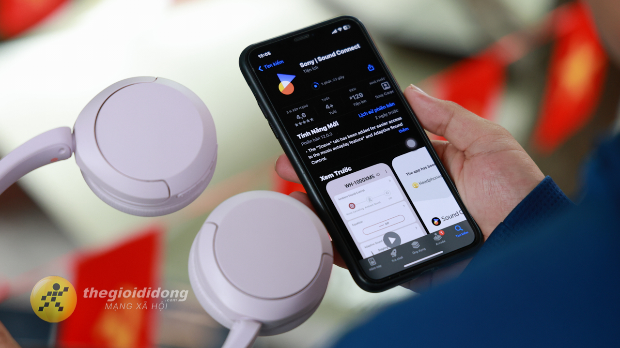 Mình còn có thể kết nối tai nghe qua app của Sony để điều chỉnh các chế độ âm thanh theo ý muốn. Mình còn có thể kết nối tai nghe qua app của Sony để điều chỉnh các chế độ âm thanh theo ý muốn.