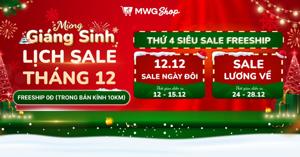 Lịch sale MWG Shop