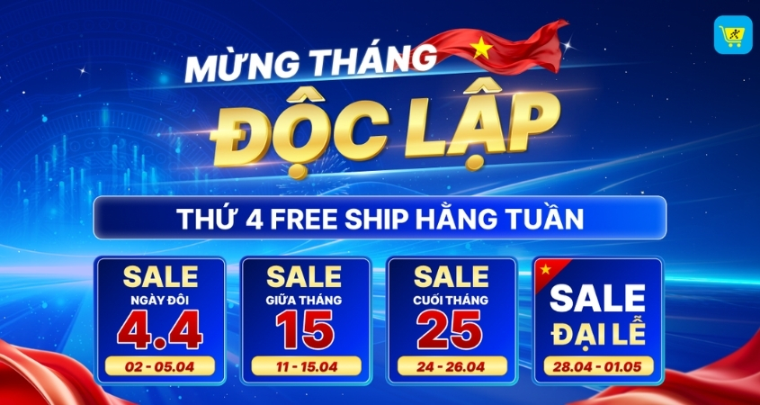 Lịch sale tháng 4 trên MWG Shop