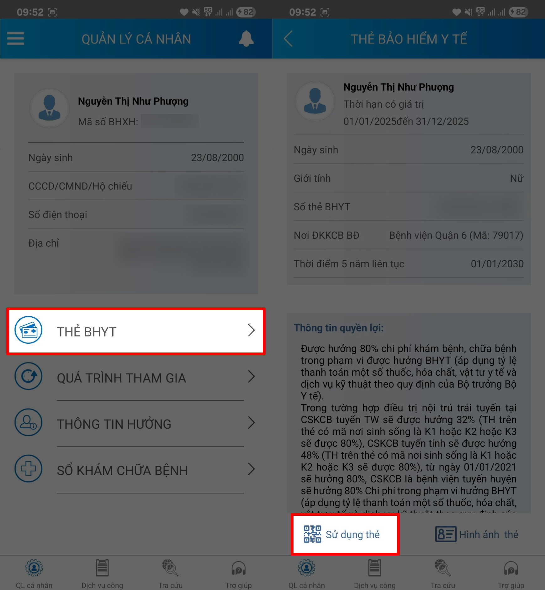 Cách sử dụng VNeID | VssID để khám chữa bệnh thay thẻ BHYT