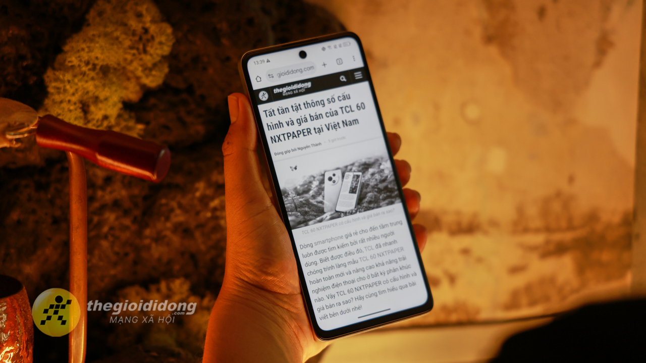 Trên tay TCL 60 NXTPAPER: Màn hình NXTPAPER độc đáo, giá 4.39 triệu Trên tay TCL 60 NXTPAPER: Màn hình NXTPAPER độc đáo, giá 4.39 triệu