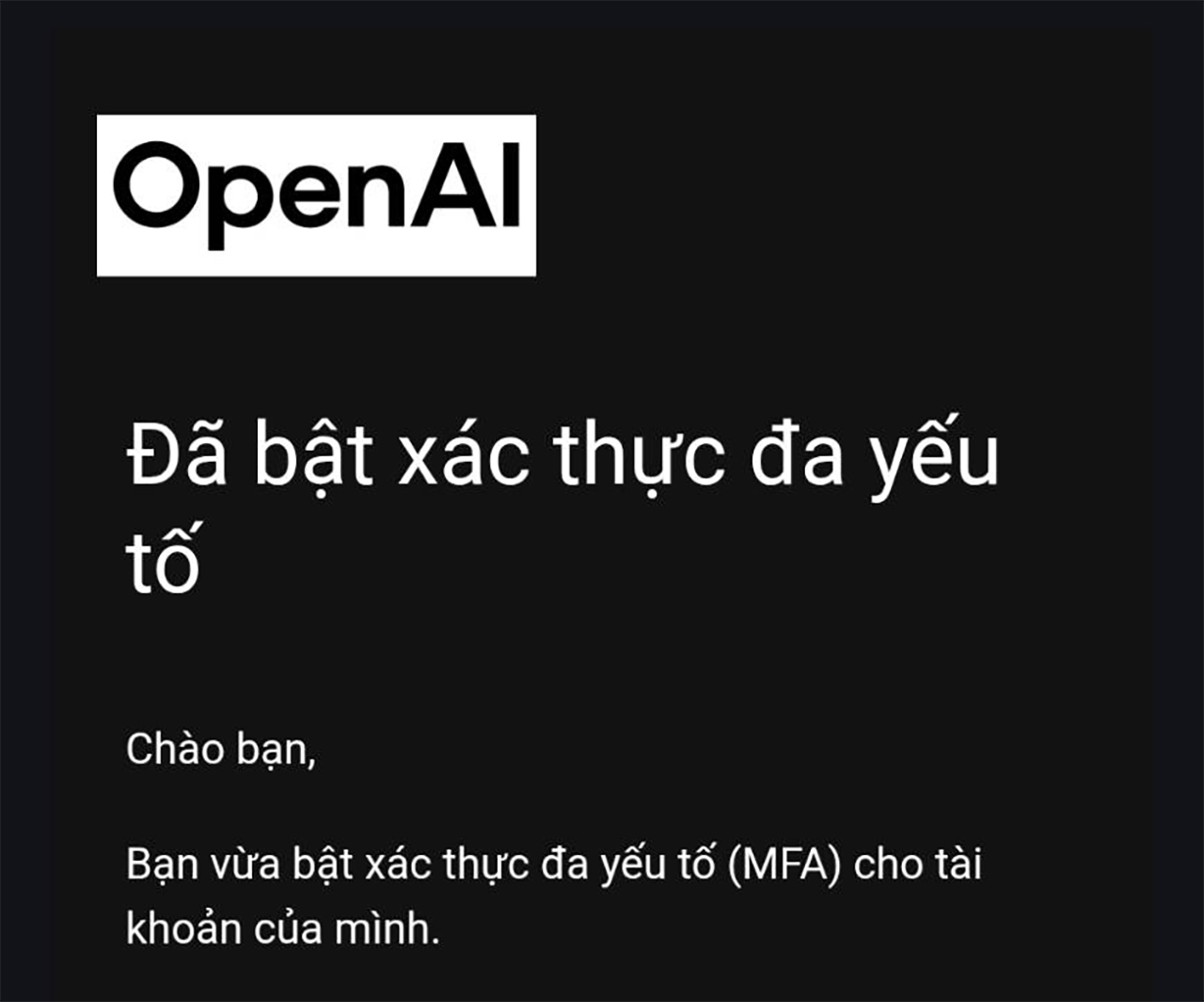 Cách bật bảo mật 2 lớp cho tài khoản ChatGPT Cách bật bảo mật 2 lớp cho tài khoản ChatGPT