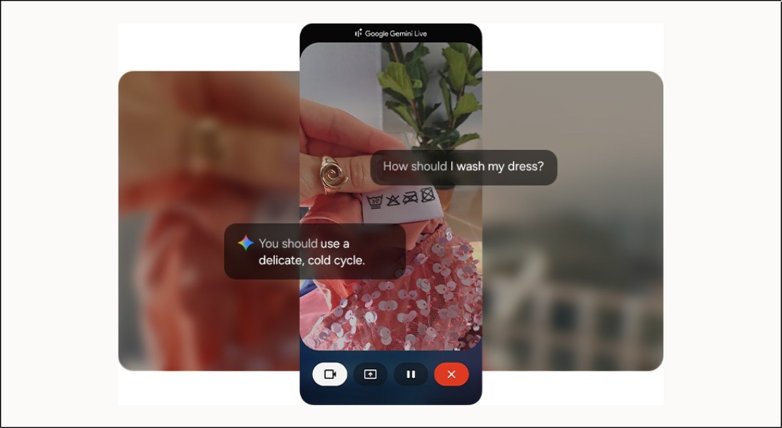 Gemini Live cho phép AI đọc trực tiếp thông tin trên màn hình