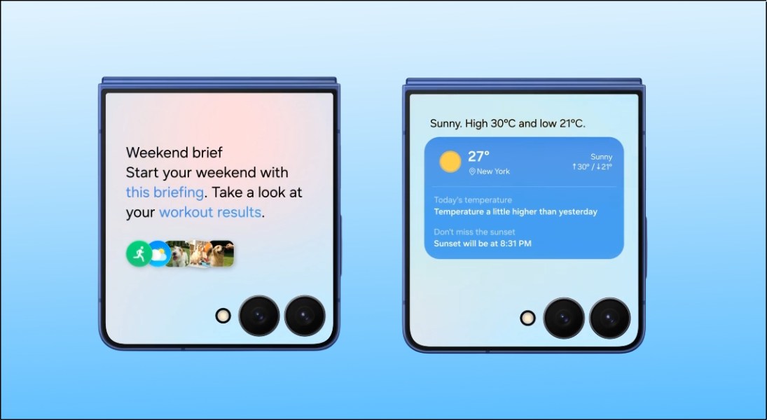 Galaxy Z Flip7 tích hợp nhiều tính năng AI thông minh như Circle to Search, Gemini Live, ProVisual Engine