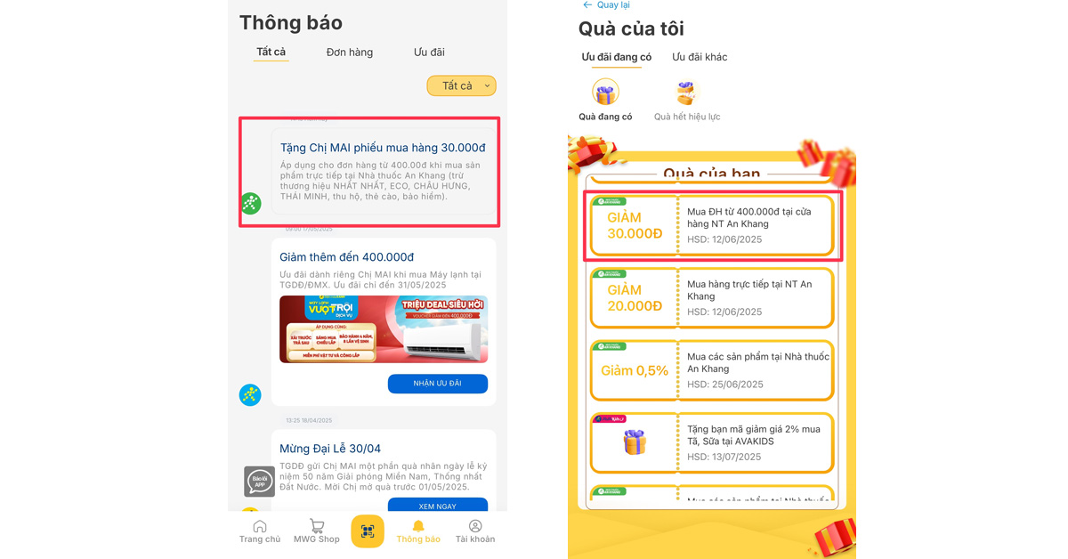 Bước 3: Phiếu mua hàng gửi về Qùa tặng VIP Bước 3: Phiếu mua hàng gửi về Qùa tặng VIP
