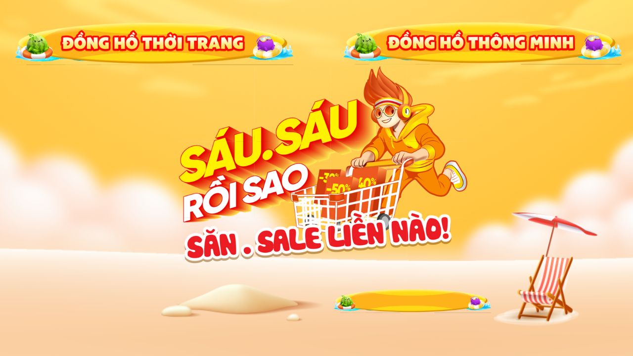 Thứ 6 Ngày 6 Tháng 6 Săn Sale Đồng Hồ Cực Xông Xáo, Giá Siêu Tốt, Ưu Đãi Trả Chậm Thứ 6 Ngày 6 Tháng 6 Săn Sale Đồng Hồ Cực Xông Xáo, Giá Siêu Tốt, Ưu Đãi Trả Chậm